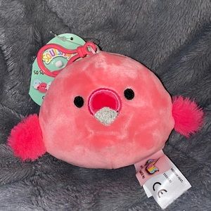 🧸Squishmallow “Cookie” Flamingo
3.5” clip
BNWT